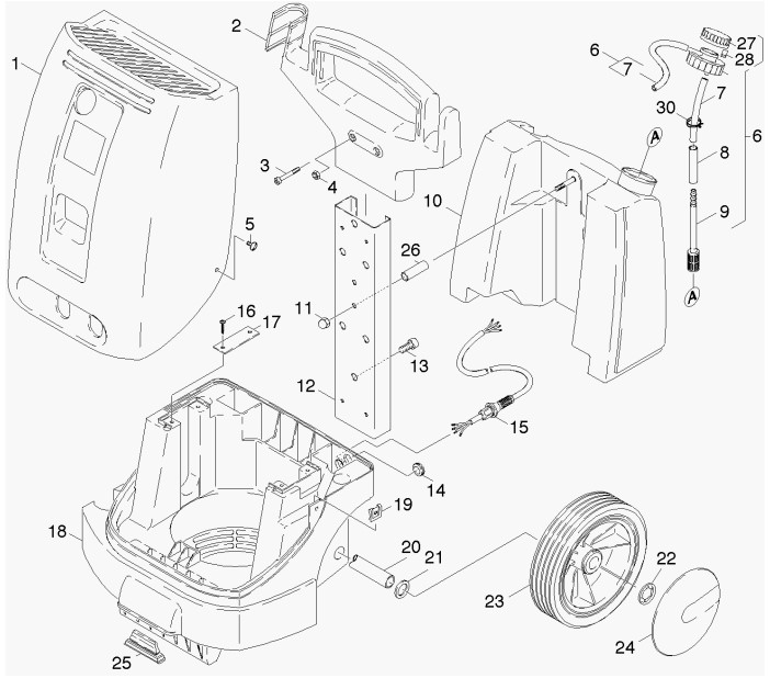 KARCHER HD1090 Parts list